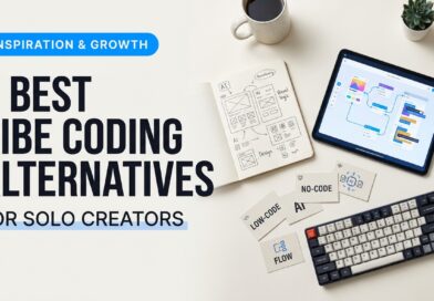 Visual photography demonstration demonstrating 7 Best Vibe Coding Alternatives for Solo Creators
