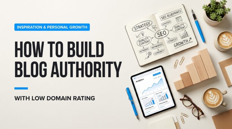 Visual photography demonstration highlighting How to Build Blog Authority with Low Domain Rating for how to build blog authority with low dr