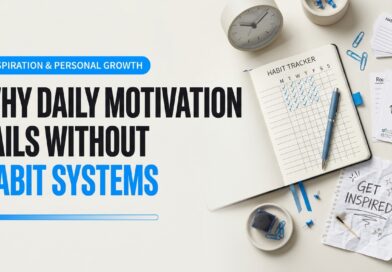 Visual photography demonstration highlighting Why Daily Motivation Fails Without Habit Systems for daily motivation vs habit systems