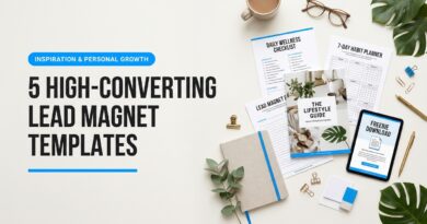Visual photography demonstration highlighting 5 High-Converting Lead Magnet Templates for Lifestyle Blogs for lifestyle blog lead magnet templates