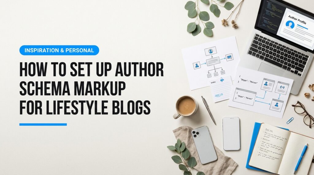 Visual photography demonstration demonstrating How to Set Up Author Schema Markup for Lifestyle Blogs