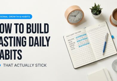 Visual photography demonstration demonstrating How to Build Lasting Daily Habits That Actually Stick