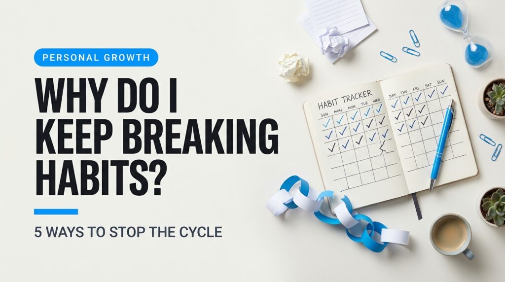 Visual photography demonstration demonstrating Why Do I Keep Breaking Habits? 5 Ways to Stop the Cycle
