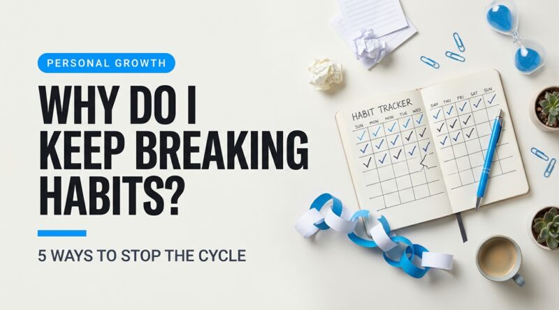 Visual photography demonstration demonstrating Why Do I Keep Breaking Habits? 5 Ways to Stop the Cycle